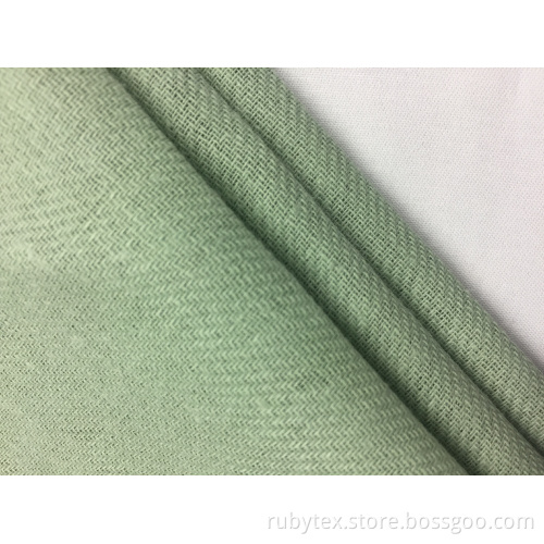 Leinen Baumwolle Twill Solid Fabric